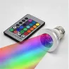 E14 - E27 RGB LED 3W kleur veranderende lamp met afstandsbedieningE27