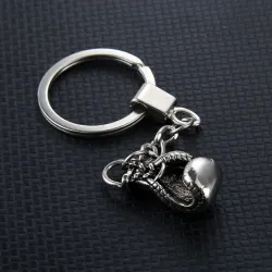 Violin & boxing gloves keychain keyringKeyrings