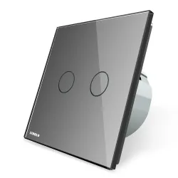 220 - 250V wall crystal glass touch switch panelVerlichting