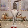 Kerstversiering lange benen zittend elf 50cmKerstmis