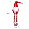 Kerstversiering lange benen zittend elf 50cmKerstmis
