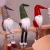 Kerstversiering lange benen zittend elf 50cmKerstmis