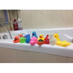 Floating squeeze rubber animals toy 13 pcsSpeelgoed