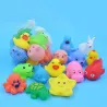 Floating squeeze rubber animals toy 13 pcsToys