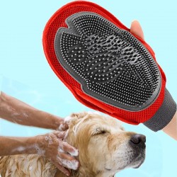 Cat dog fur grooming bath glove brushVerzorging