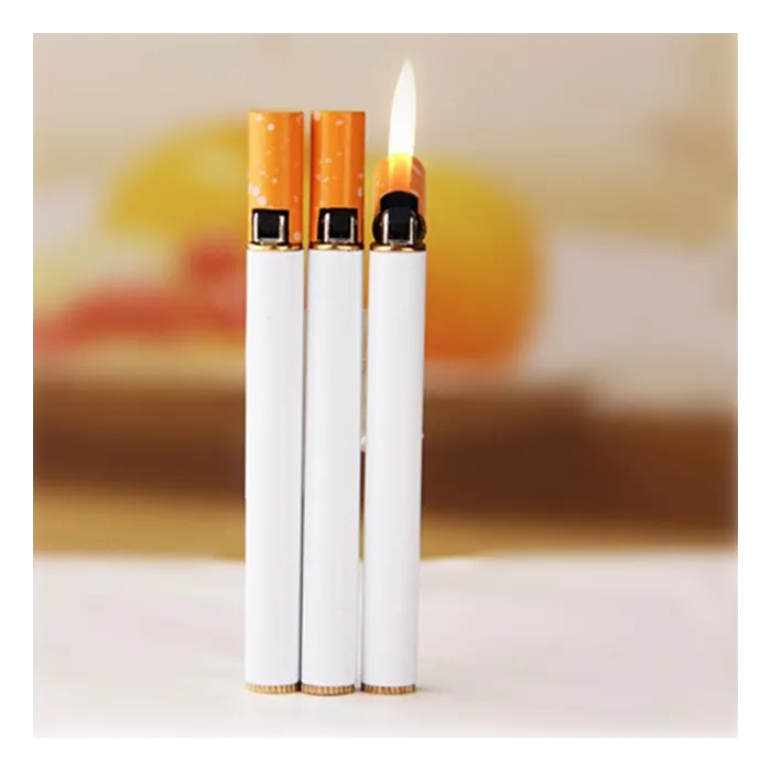 Cigarette shape refillable butane gas lighterAanstekers
