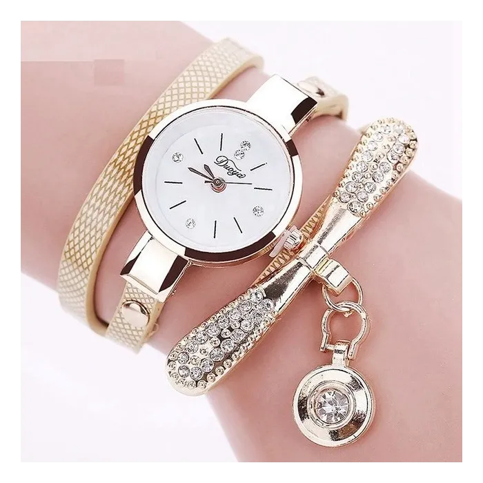 Vintage bracelet crystal quartz watchHorloges