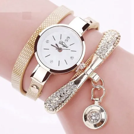 Vintage bracelet crystal quartz watchHorloges