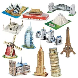 DIY paper puzzle assembly kit toyPuzzels & spellen