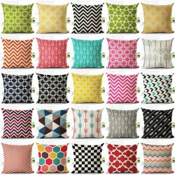 Geometric pillowcase cotton 45 * 45 cmCushions