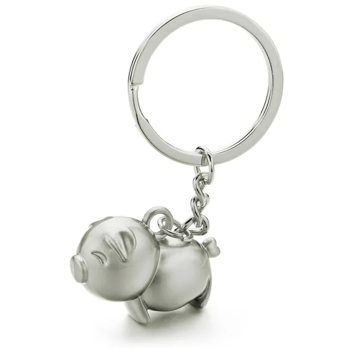 Piggy - varkentje metalen sleutelhangerSleutelhangers