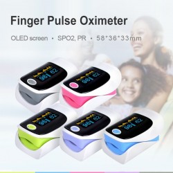 Digital finger pulse oximeter - heart beat meter - with LCD display