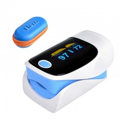 Digital finger pulse oximeter - heart beat meter - with LCD display