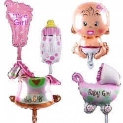 Baby boy & girl foil balloonFeest