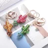Crystal cactus keychain keyringSleutelhangers