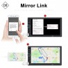 Bluetooth Autoradio - DIN 2 - 7''' Inch LCD Touchscreen - MP3-MP5 Player - USB - MirrorLink