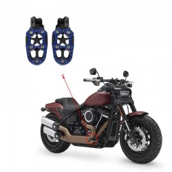 Universele motorfiets metalen voetsteunen met veer 8mm 2 stVoetsteunen