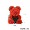 Rosenbär - Bär aus Infinity Rosen - 40 cm