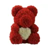 Beer van infinity rozen teddybeer met hart 40 cmValentijnsdag