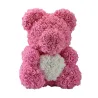Beer van infinity rozen teddybeer met hart 40 cmValentijnsdag