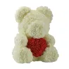 Beer van infinity rozen teddybeer met hart 40 cmValentijnsdag