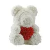 Beer van infinity rozen teddybeer met hart 40 cmValentijnsdag