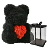 Beer van infinity rozen teddybeer met hart 40 cmValentijnsdag