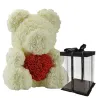 Beer van infinity rozen teddybeer met hart 40 cmValentijnsdag