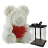 Beer van infinity rozen teddybeer met hart 40 cmValentijnsdag