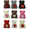 Beer van infinity rozen teddybeer met hart 40 cmValentijnsdag