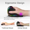 M618 Plus ergonomic vertical optical gaming wired mouse 6 buttons 4000 DPIMuizen