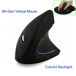 2.4G 800/1200/1600DPI wireless ergonomic optical vertical mouse & pad kitMuizen