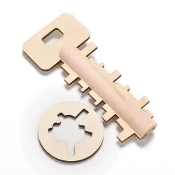 Houten puzzel sleutel speelgoedEducatief