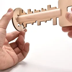 Houten puzzel sleutel speelgoedEducatief