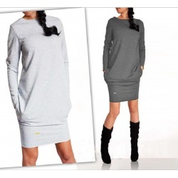 Langer Pullover - Minikleid