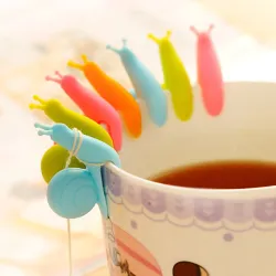 Silicone snail - tea infuser - tea bag holder 2 pcsTheefilters