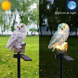 Owl Form - solarbetrieben - im Freien - Gartenlampe