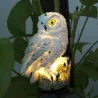 Owl shape - solar powered - outdoor - garden light lampSolar verlichting