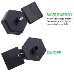 Owl shape - solar powered - outdoor - garden light lampSolar verlichting