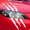 Klauwsporen - reflecterende autosticker - 40 * 12cmStickers