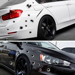 Bullet holes - 3D car sticker - waterproof - 21 * 30cmStickers