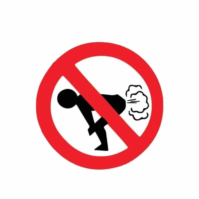 No Farting - auto sticker - 12 * 12cmStickers