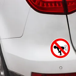 No Farting - auto sticker - 12 * 12cmStickers
