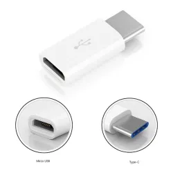 USB C naar micro USB adapter - OTG kabel type-C omvormer 3 stuksKabels