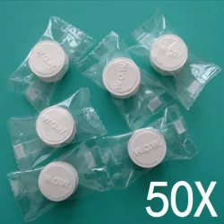 Gecomprimeerde mini-handdoek - katoen - 50 stuksHuid
