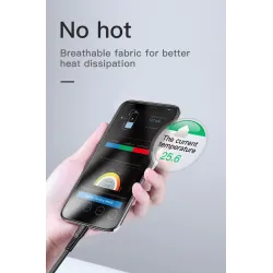 Baseus - fast charging - flat micro USB data cableKabels