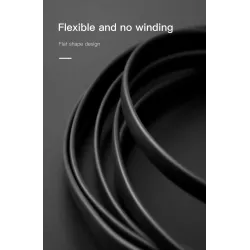 Baseus - fast charging - flat micro USB data cableKabels