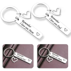 Remember I Love You Mom & Dad - sleutelhangerSleutelhangers