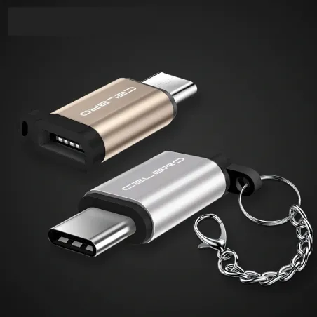 USB 3.1 Type C Adapter Cable - Micro USB Female to Type C MaleKabels