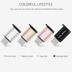USB 3.1 Type C Adapter Cable - Micro USB Female to Type C MaleKabels
